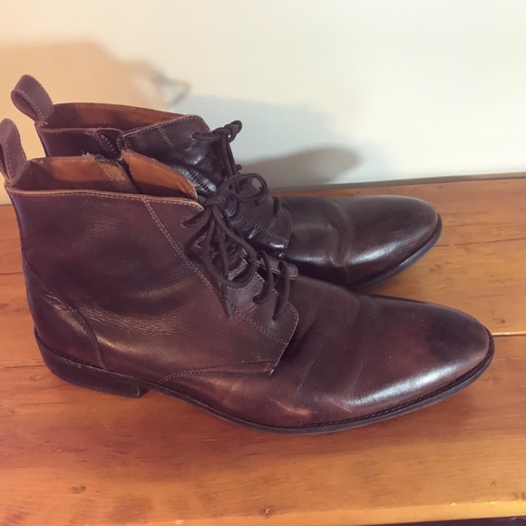 Bocage innovation brown leather ankle boots main image 7